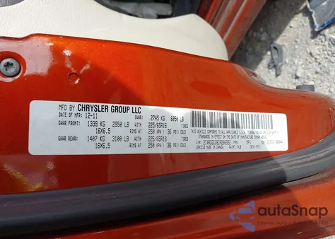 2012 Dodge Grand Caravan Sxt z USA, uszkodzony, nr VIN 2C4RDGCG8CR206352